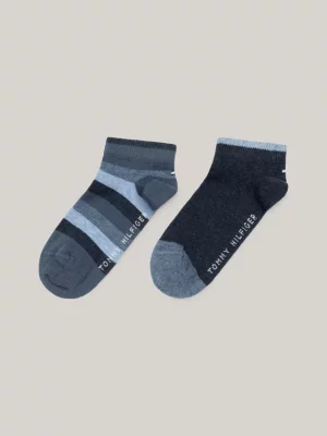 Conjunto de 2 pares de meias listradas para crianças