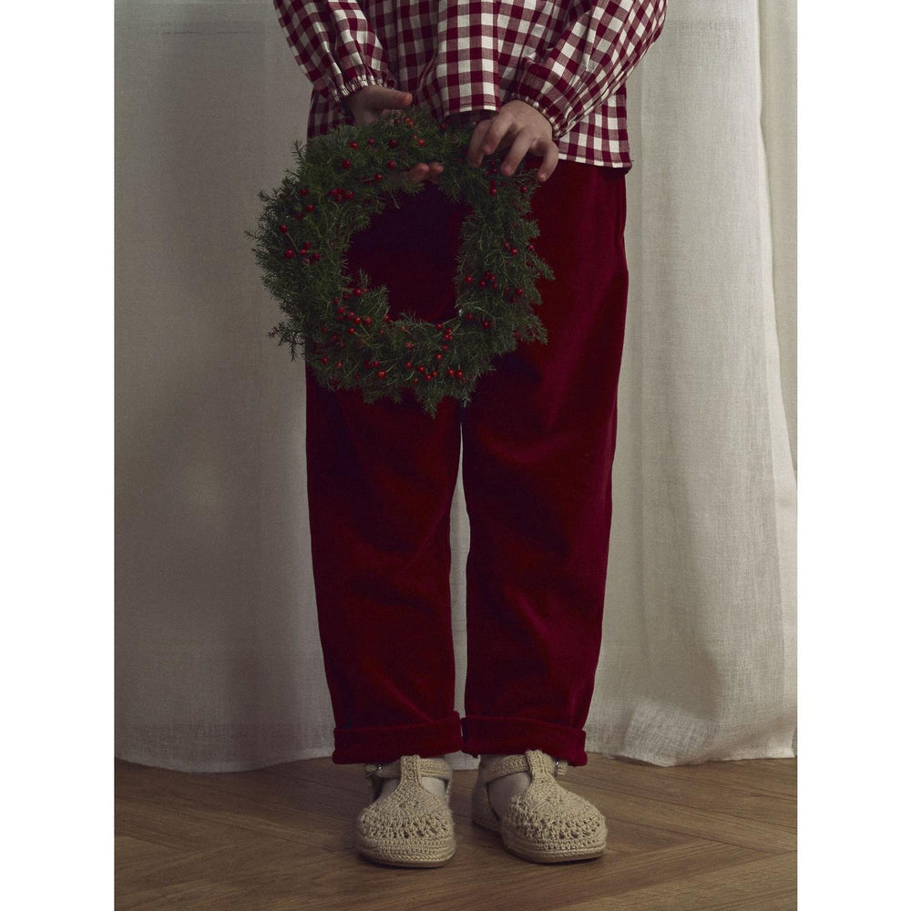Køb Lil'Atelier Red Dahlia Nmfsaga Sag Loose Bukser Lil