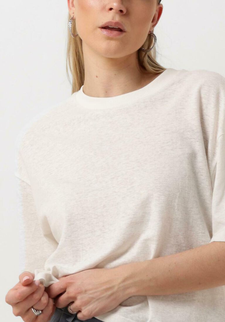 DRYKORN witte drykorn t-shirt lilani
