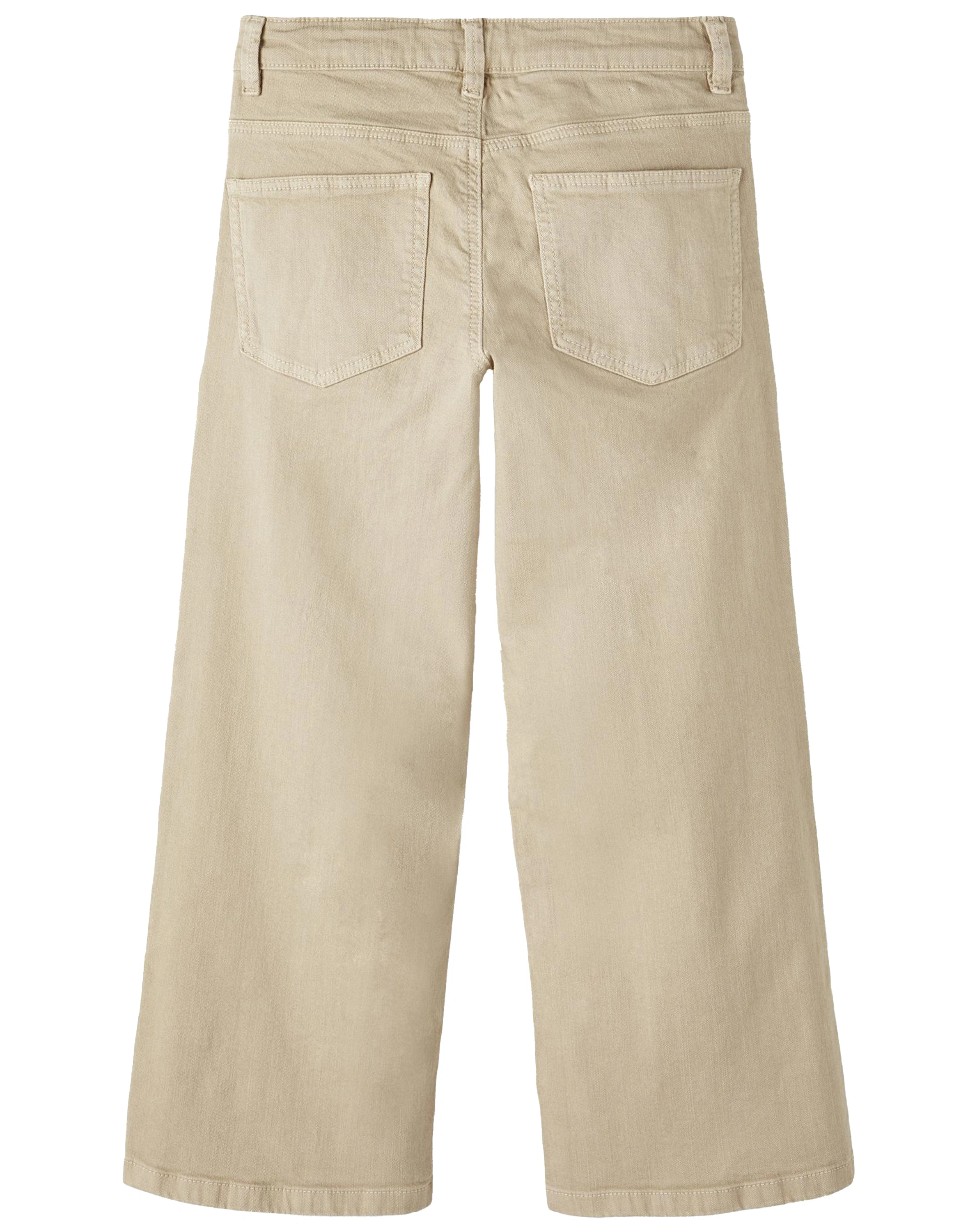 Twill-Hose NKFROSE WIDE in safari