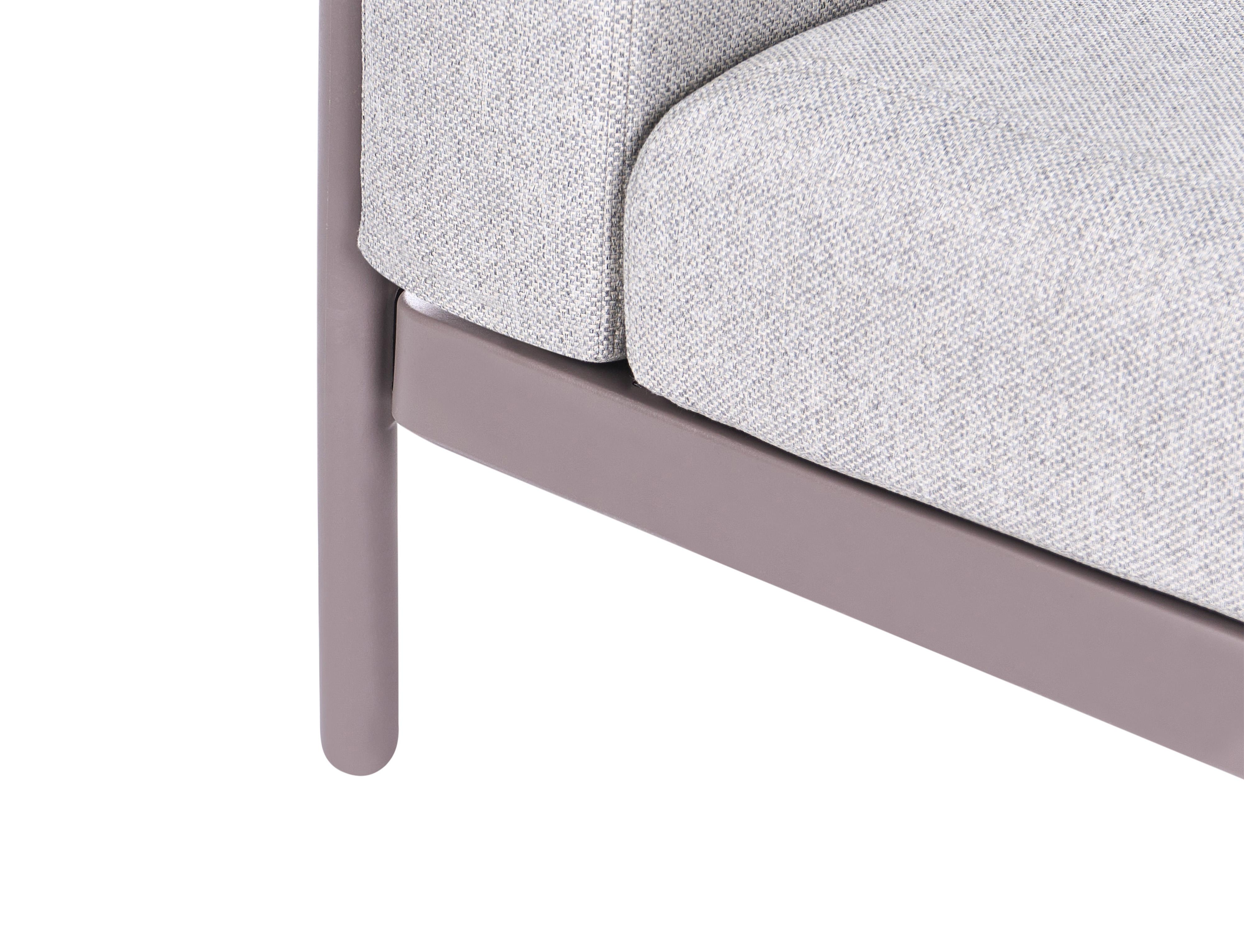 Tuin loungebank 3-zits FERRETTI Taupe