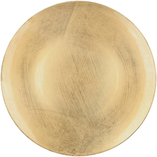 Blokker onderbord - goud - Ø 33 cm