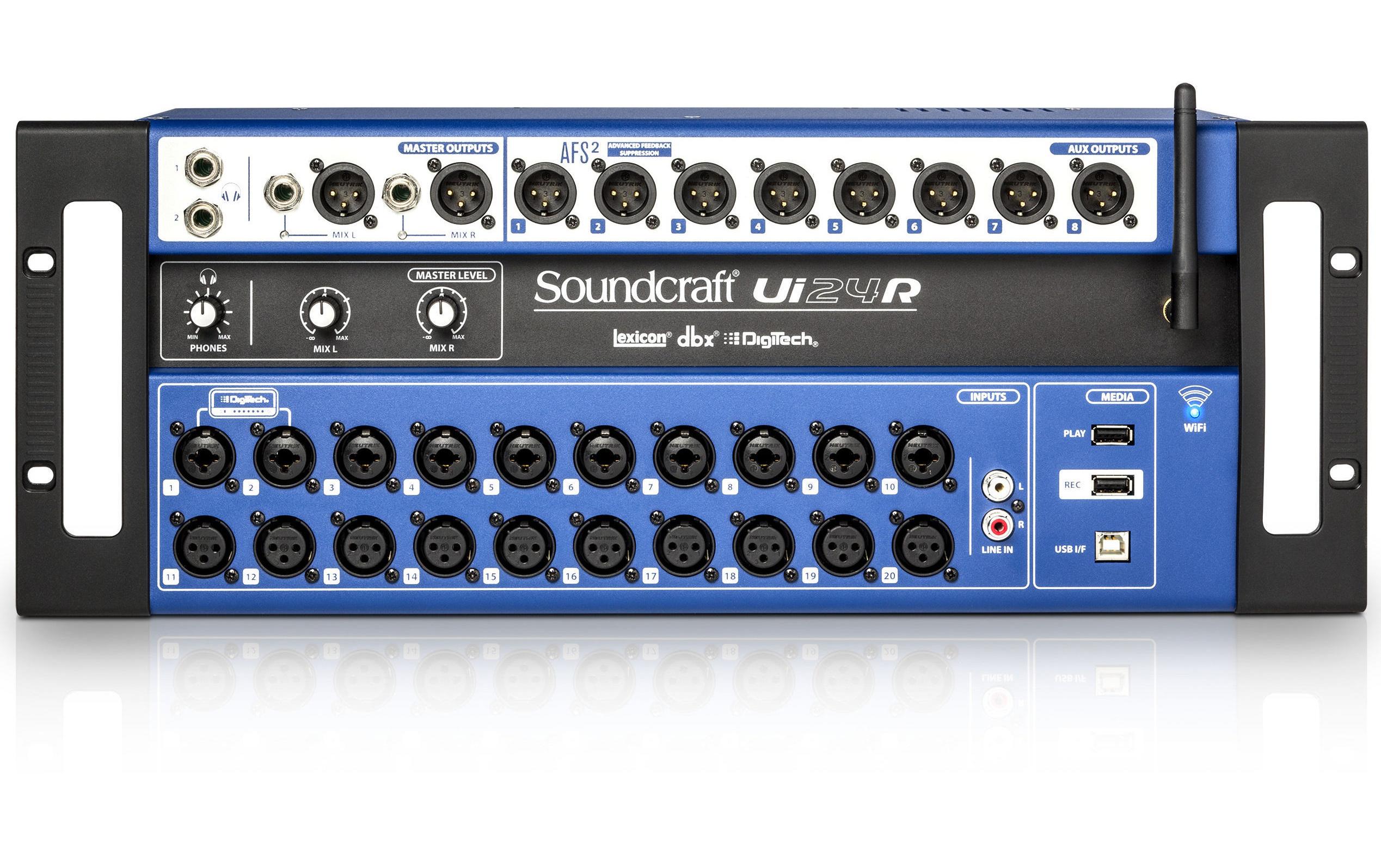Mischpult Soundcraft Ui24R<br>Digitales Mixer- und Recording-System