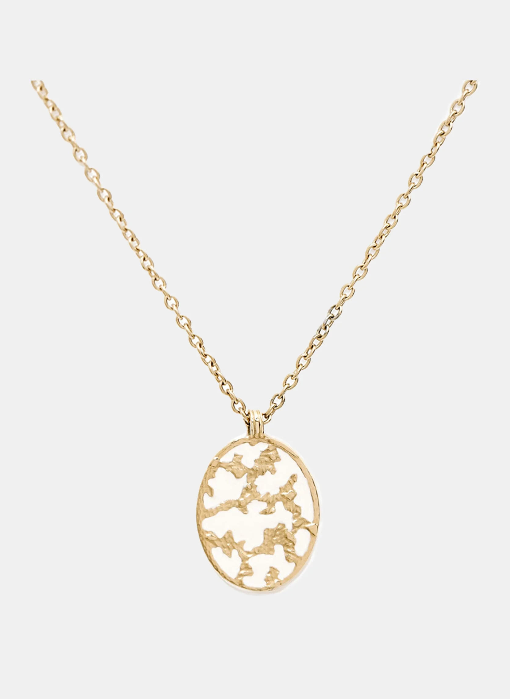 CHARA - Collier chaîne chara | Blanc