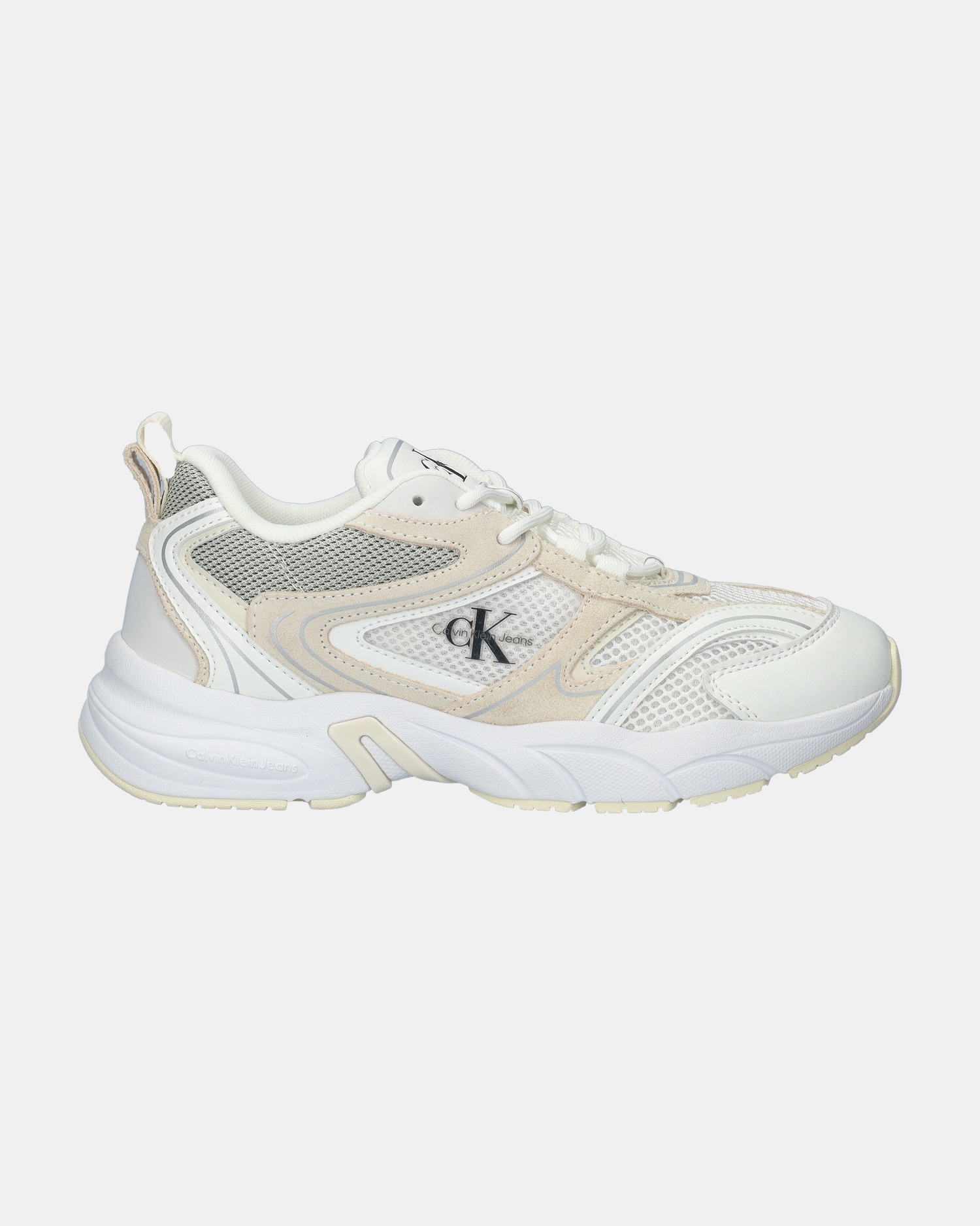 Calvin Klein Retro Tennis Dad Sneakers  - wit