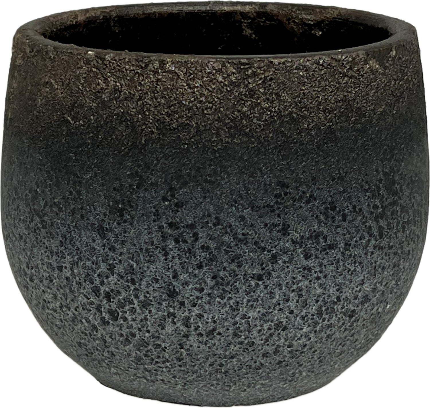 HS bloempot Milaan zwart D 39 H 36 cm