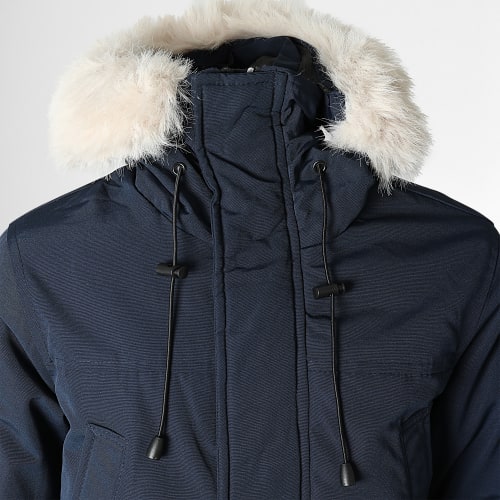 Parka Fourrure Enfant FD902 Bleu Marine