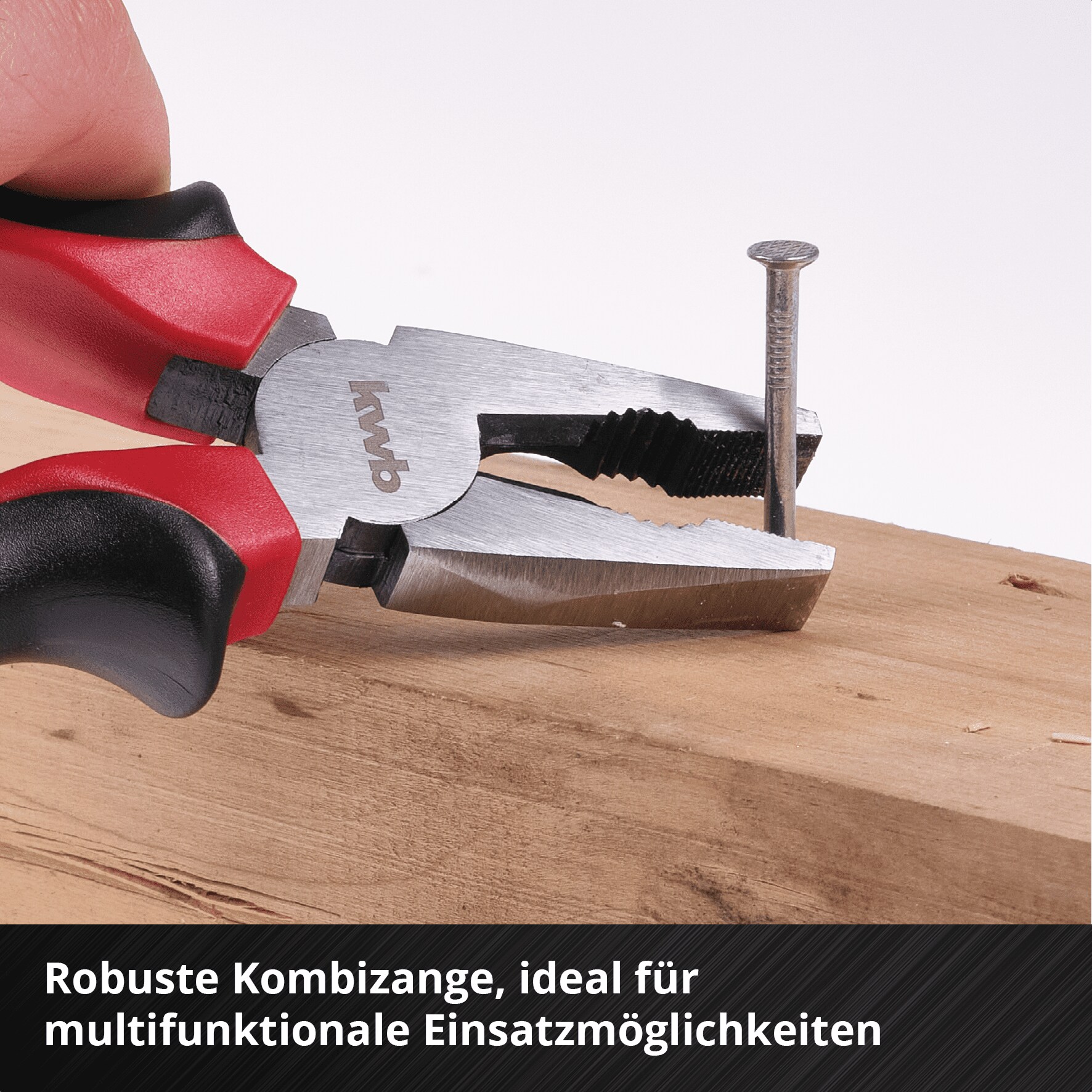 kwb Werkzeugkoffer, 35-tlg., Werkzeug-Set, Werkzeugkasten (Basisausstattung für den Haushalt mit Schraubendrehern, Bits, Kombizange, Maßband, Hammer, Schere, Wasserwaage, Abbrechklingenmesser, usw.)