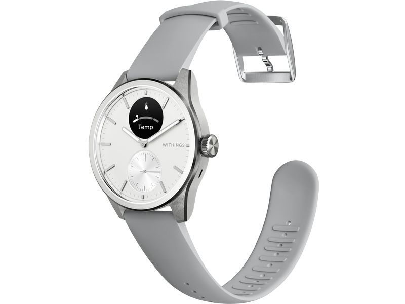 Withings Activity Tracker Scanwatch 2 Weiss, 42 mm Hybrid Smartwatch