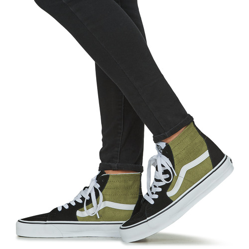 Vans - SK8-HI TAPERED - Noir / Vert