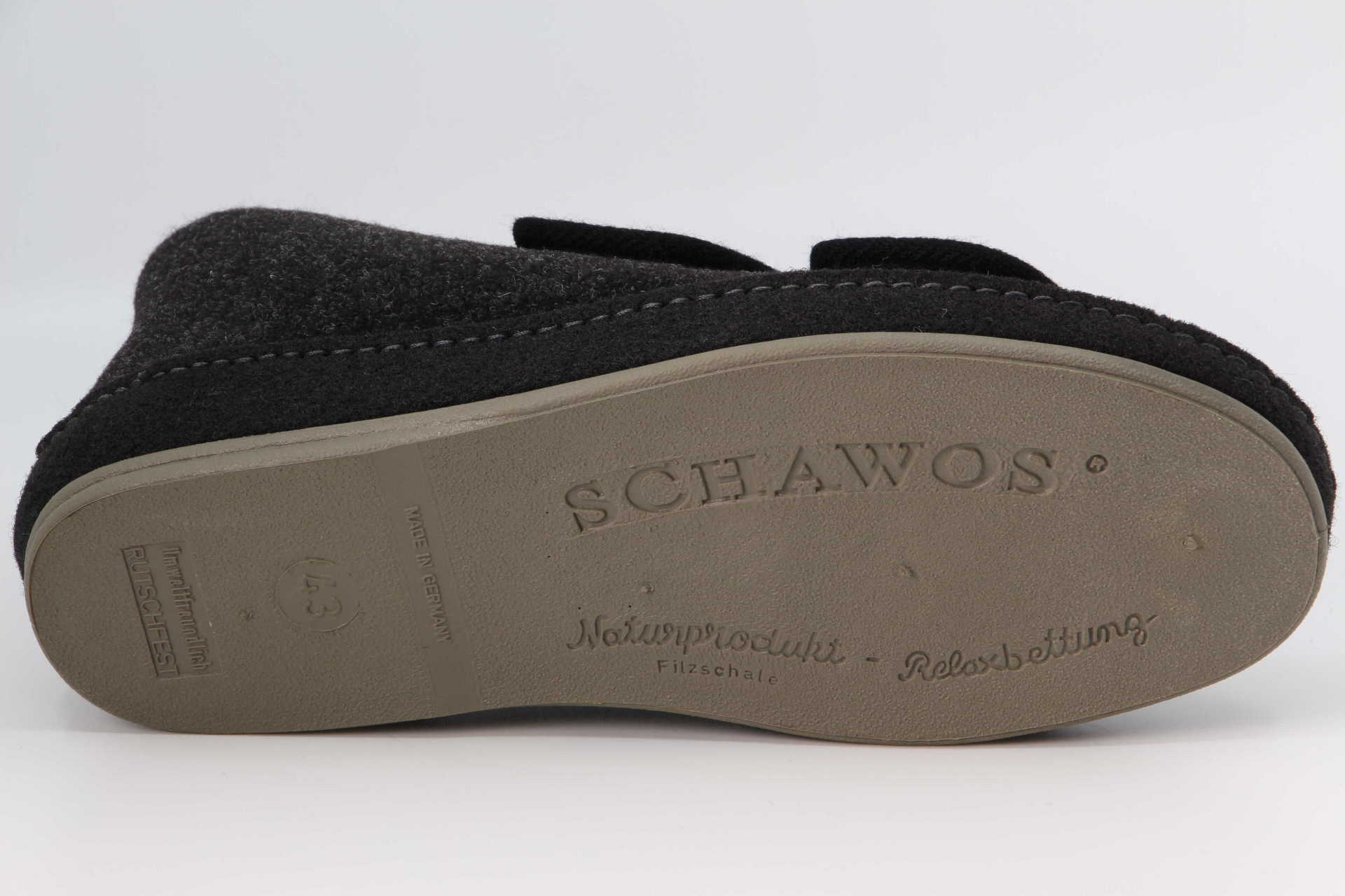 Schawos Hausschuhe schwarz