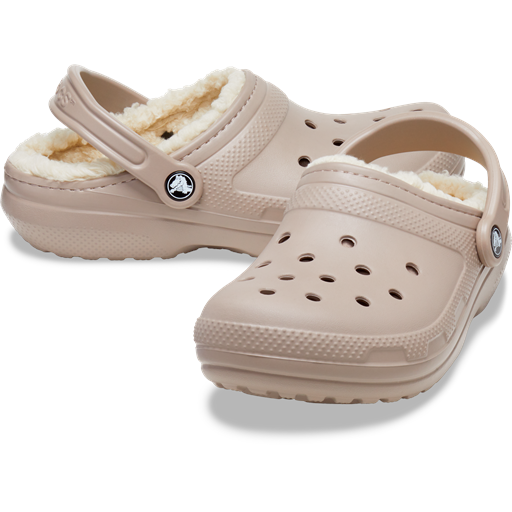 Crocs Classic Lined Clog, Mushroom/Bone, 37-38