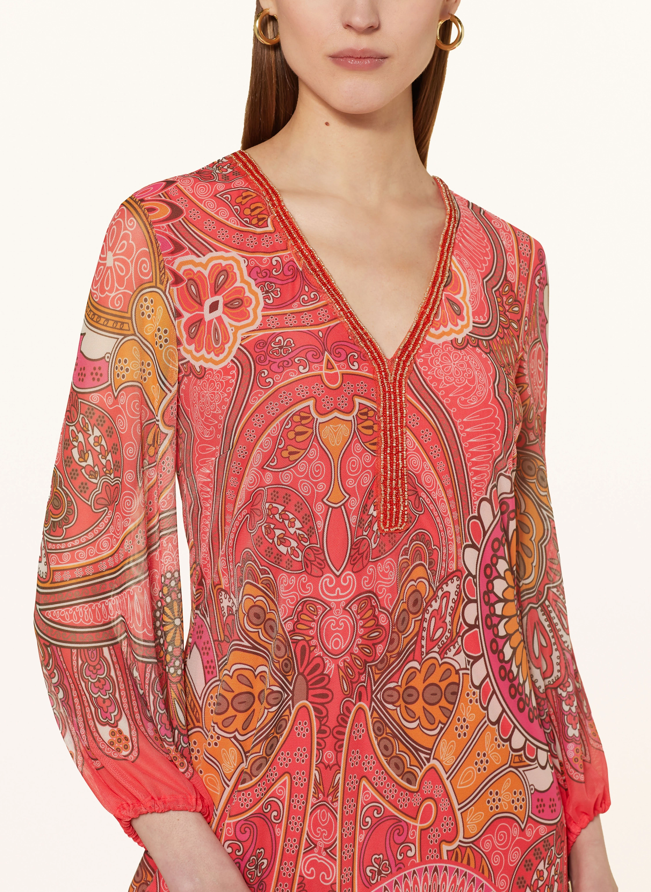 Ana Alcazar Mesh-Kleid mit Schmucksteinen