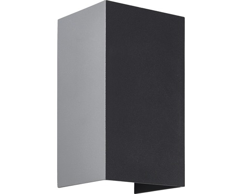 LED buitenwandlamp up/down 2x8W 800 lm 3000 KH 13,6 cm antraciet/grijs