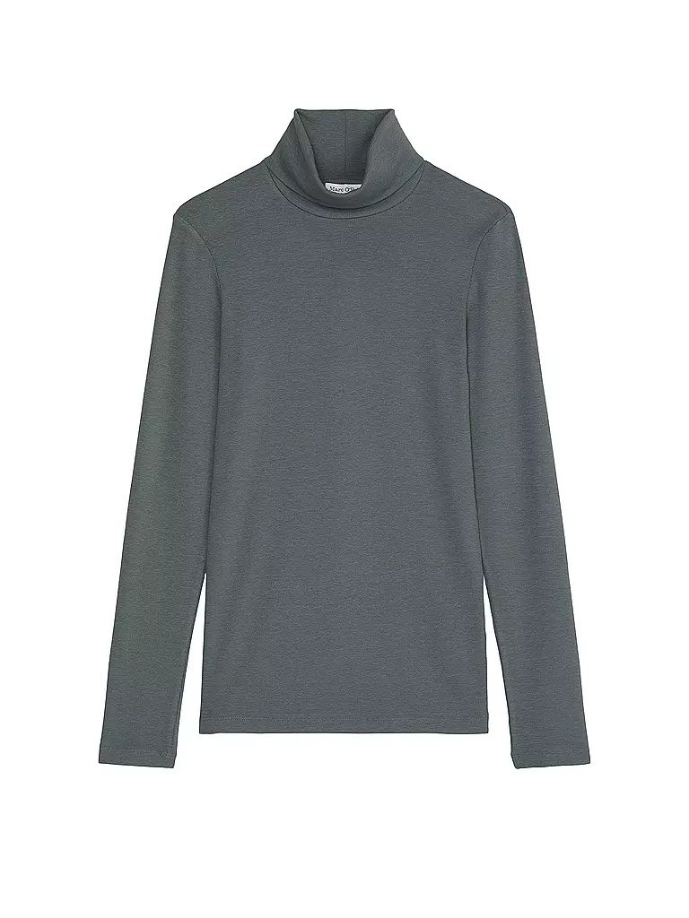 MARC O'POLO Rollkragenshirt  dunkelgrün