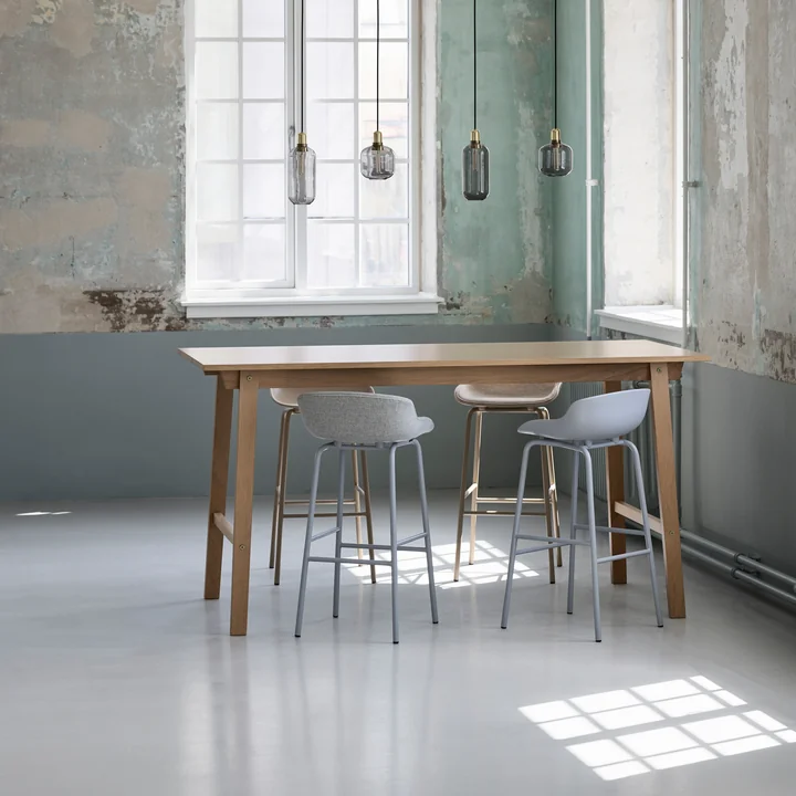 Normann Copenhagen - Hyg Barhocker H 65 cm, grau