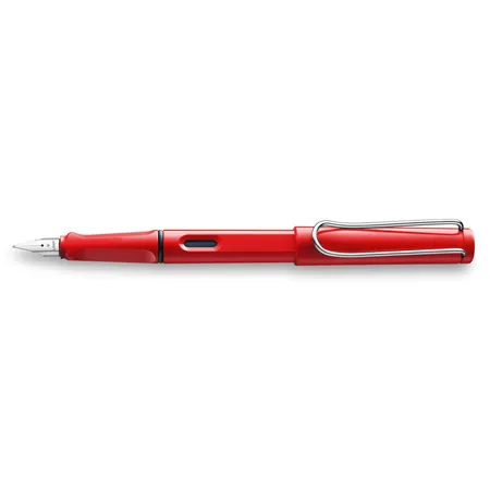 LAMY Füllhalter Safari LH rot, Modell 16 Linkshänder