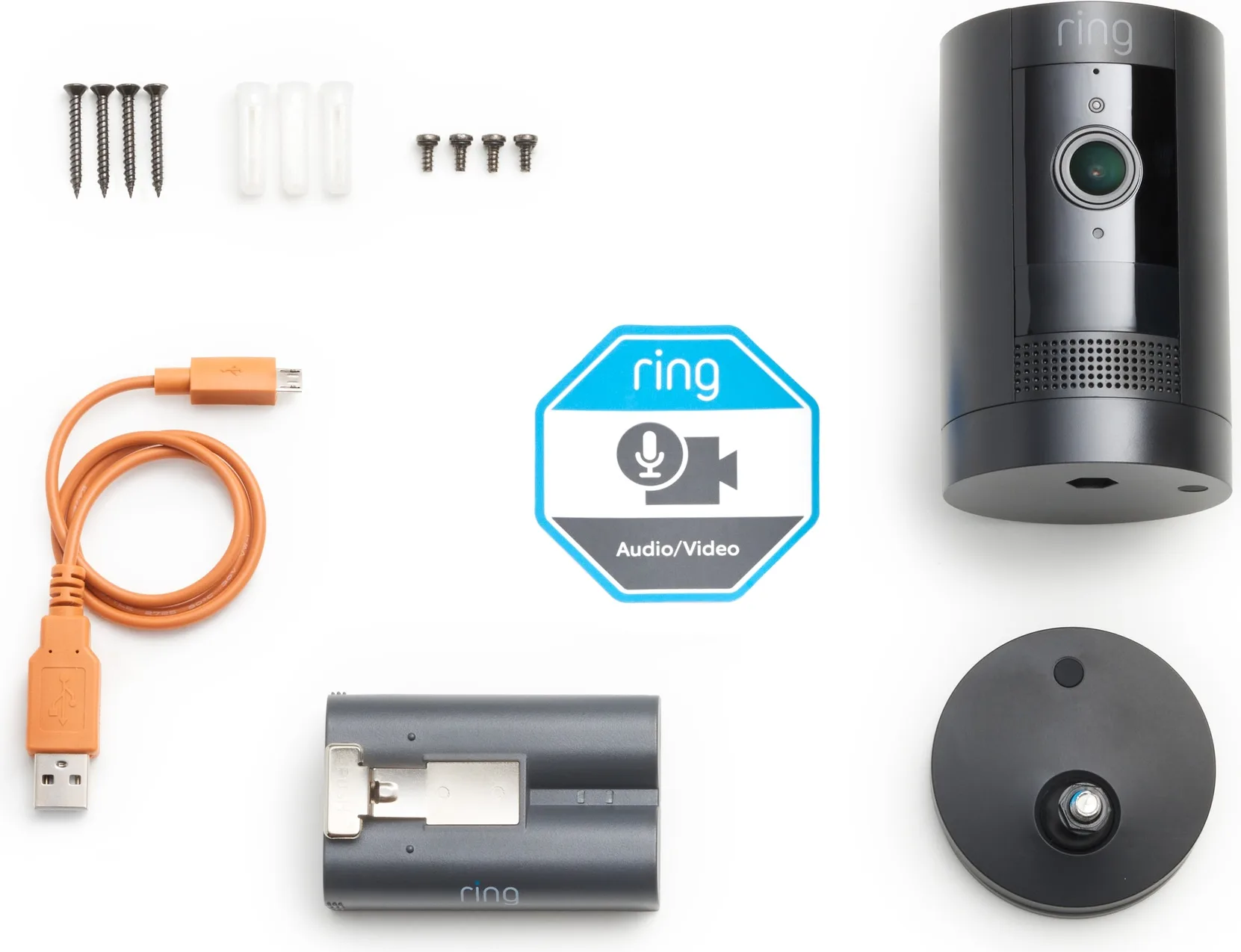 Ring Stick Up Cam Battery Noir Caméra de surveillance