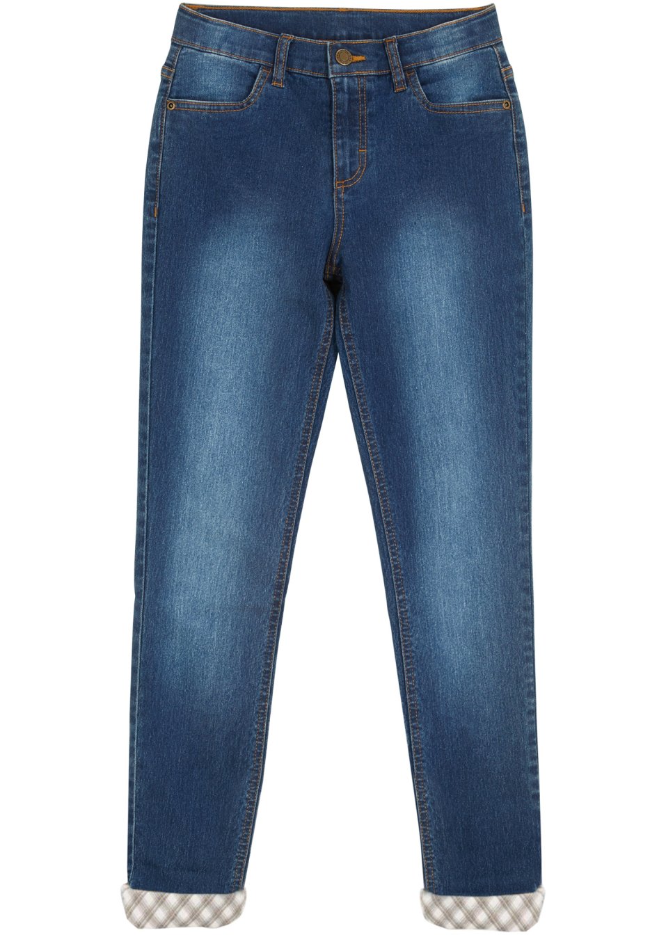 Jean thermo fille avec doublure en flanelle