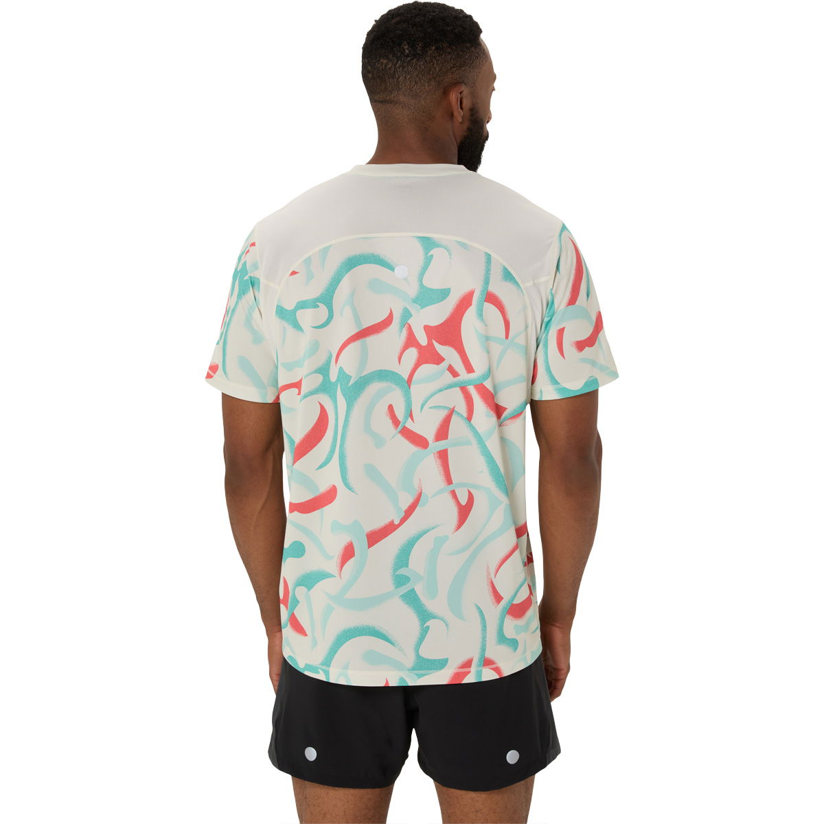 ASICS Road All Over Print Løbe T-shirt Herre