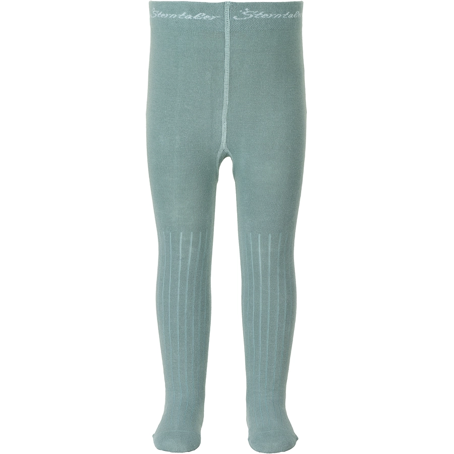 Sterntaler Strumpfhose Rippe steingrün