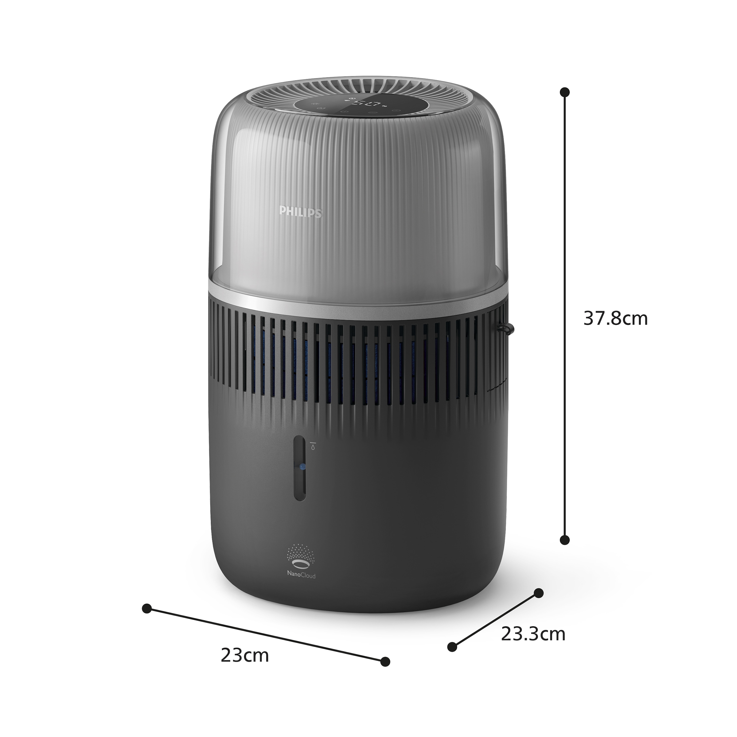 Philips Luftbefeuchter »HU5710/03 5000 Series« 4,5 l Wassertank für 56 m² Räume, mit NanoCloud Technologie