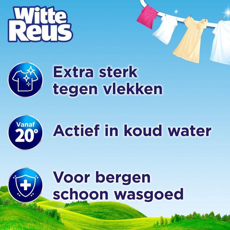 Witte Reus - Waspoeder - Witte Was - 90 Wasbeurten - 4.5 kg