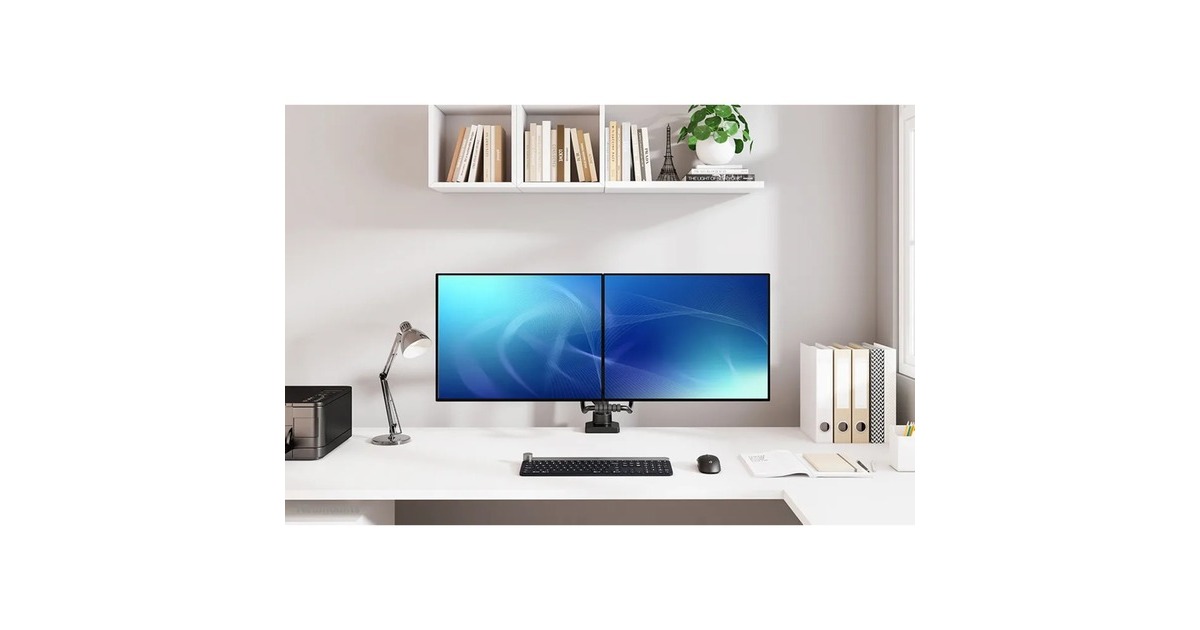 NeomountsDS75-450BL2 monitorarm  (Zwart)