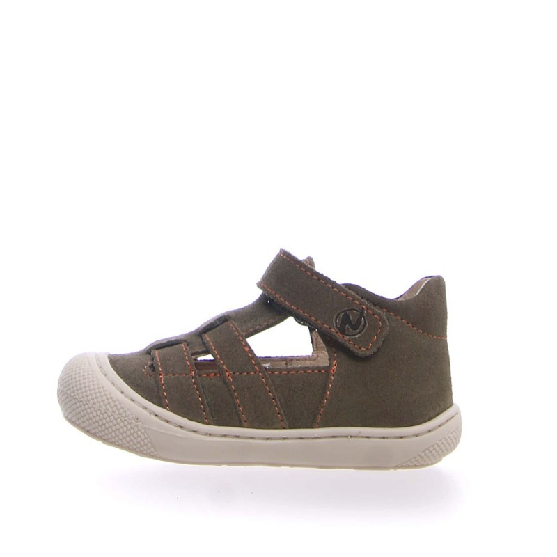 Naturino Naturino Cocoon Supersouple Bede sandales Suede kaki