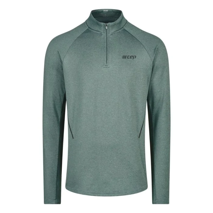 CEP Herre Mellemlag Cold Weather Zip LS Shirt Grå