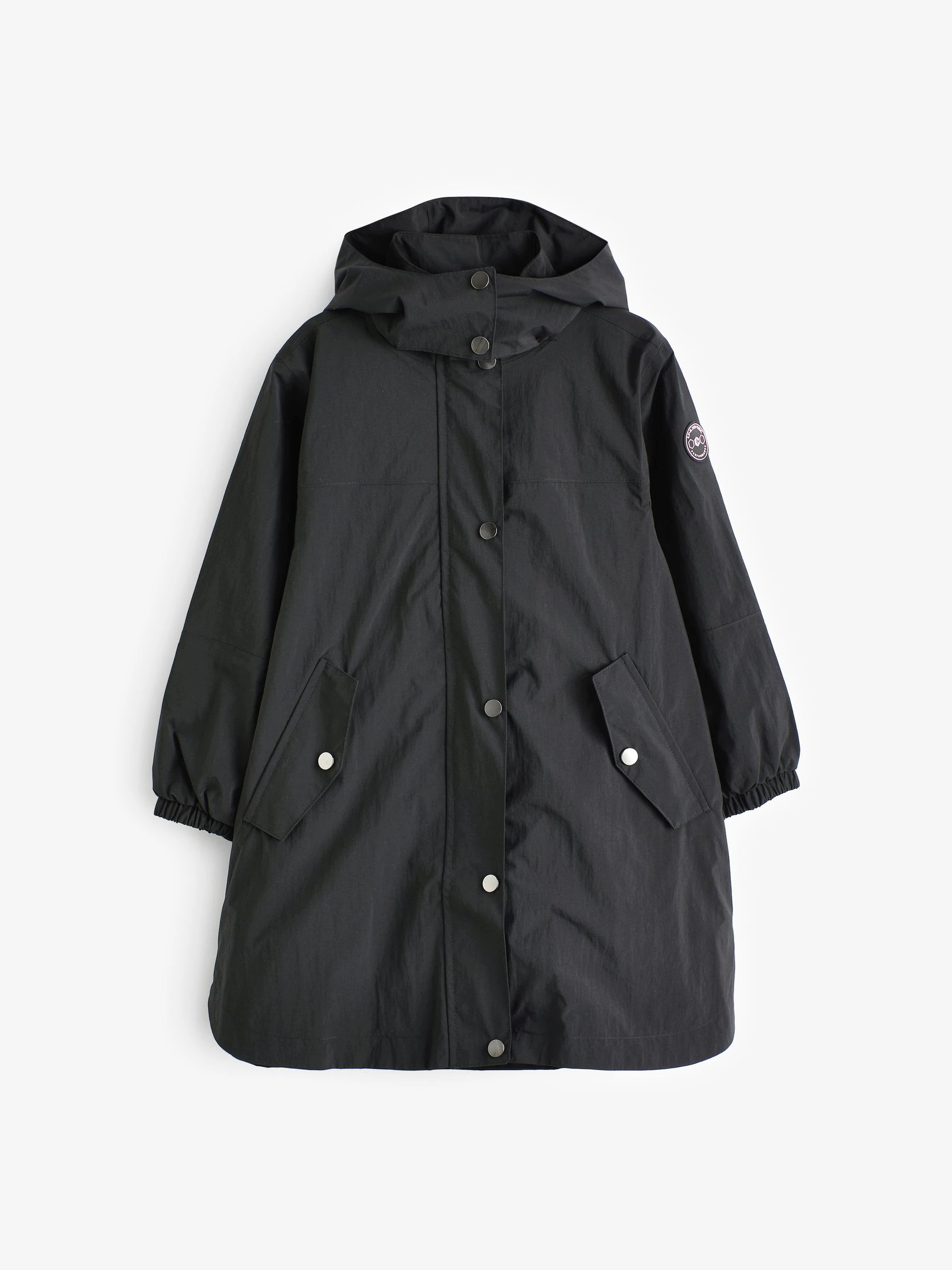 Zwart - Waterdichte Cagoule-jas (5-16jaar)