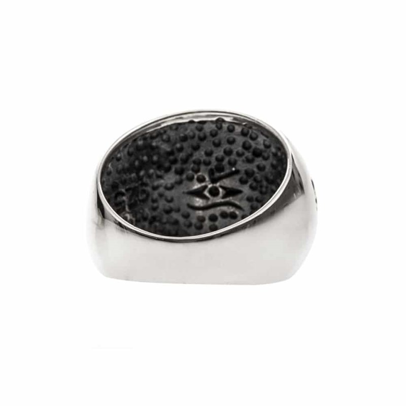 Chevalière Homme Lys Royal Argent
