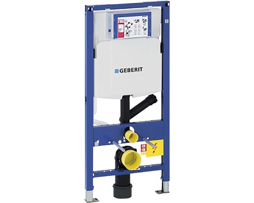 Geberit Duofix inbouwreservoir voor wc met 12 cm reservoir voor geurafzuiging met afvoerlucht, frontbediening 111.364.00.5