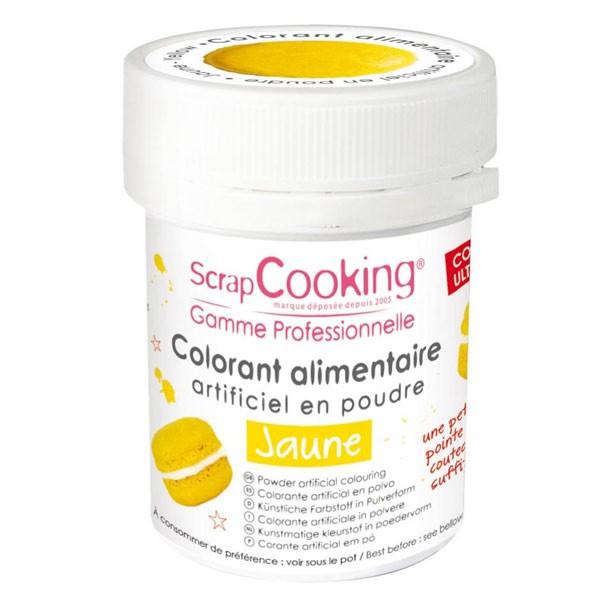 Colorant alimentaire Jaune Scrapcooking