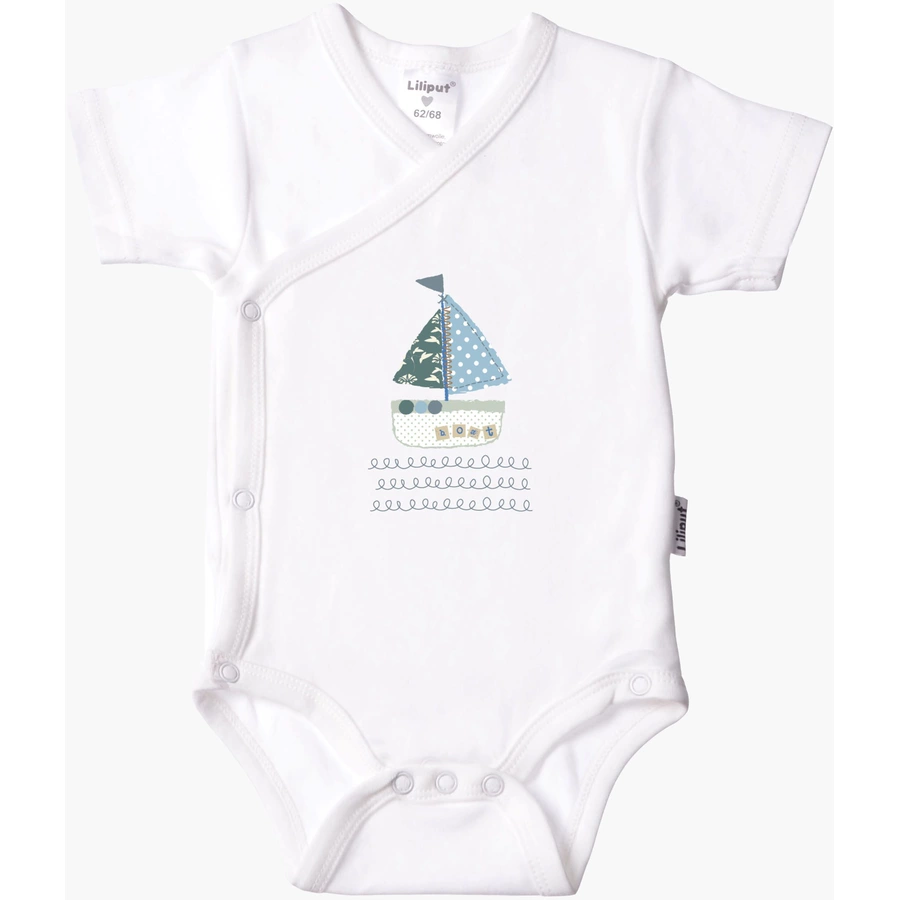 Liliput Wickelbody im 2er-Pack Boat weißhellblau