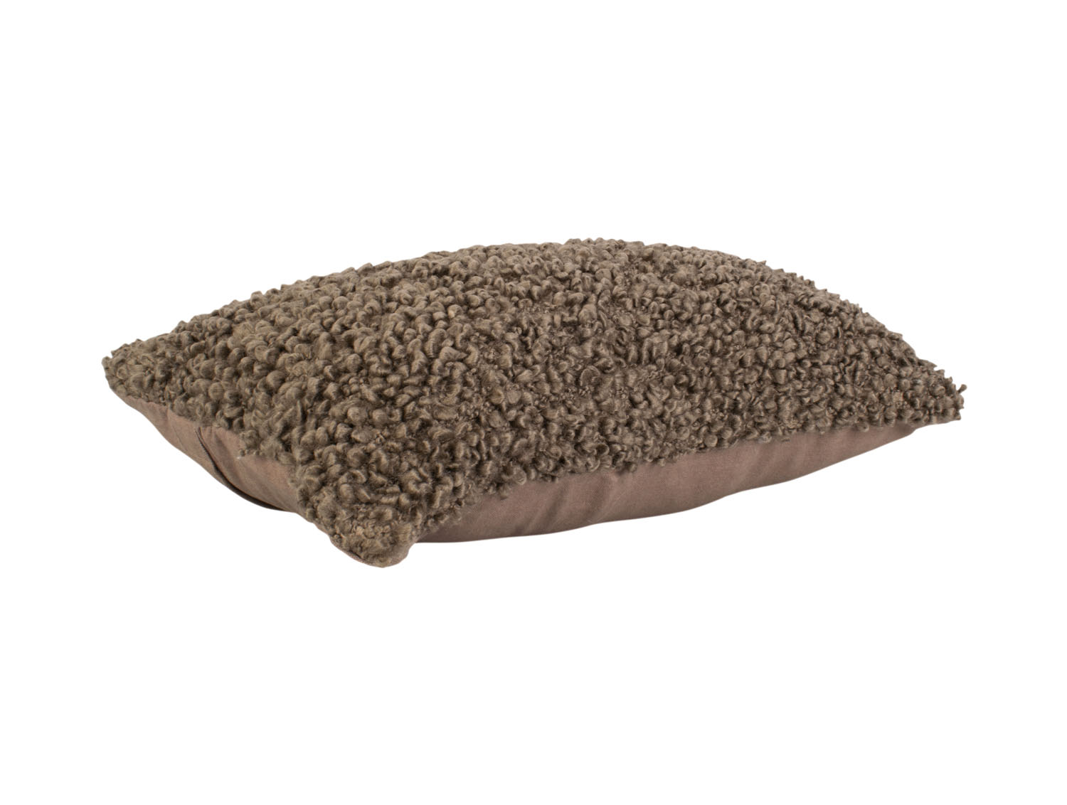 Kussen Purity katoen taupe bruin