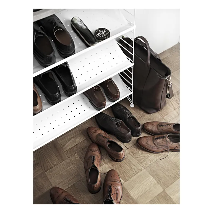 String Furniture Etagère pour chaussures 78x30 cm | Blanc