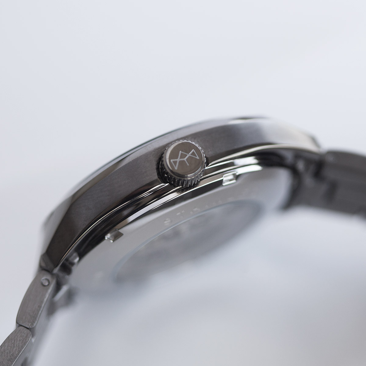 Montre homme squelette automatique acier bracelet acier