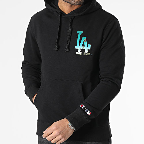 Sweat Capuche 218919 Los Angeles Dodgers Bleu Marine