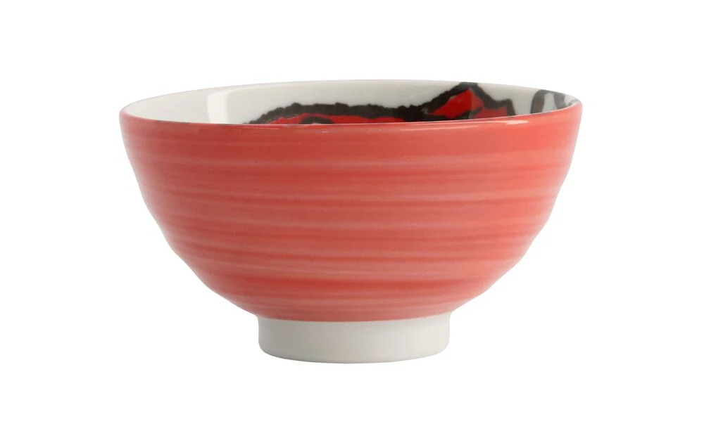 Tokyo Design Studio  Seafood Rice skål, Snapper Red - Ø11,2 cm.