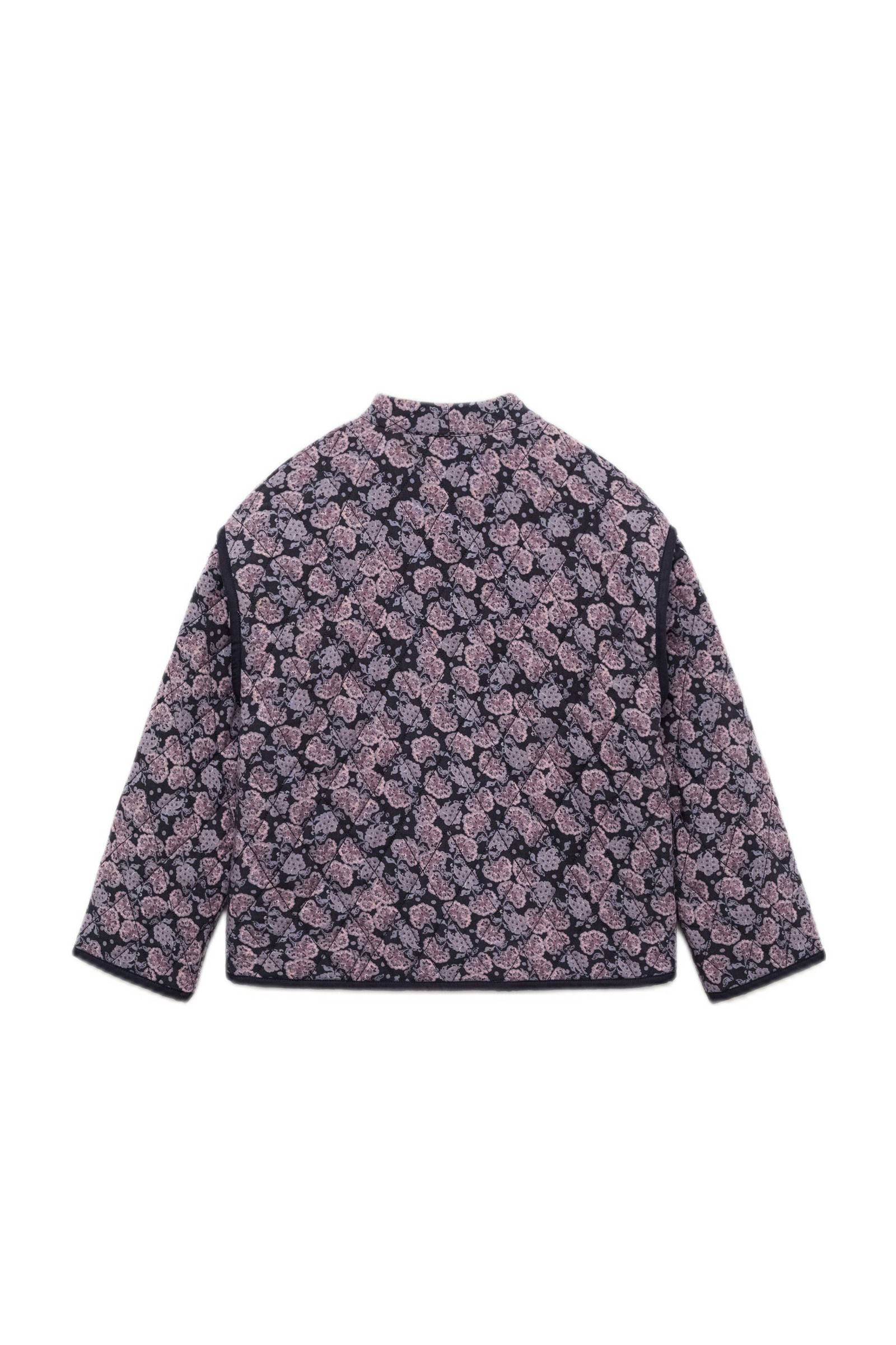 Mango Kids blazer met all over print paars