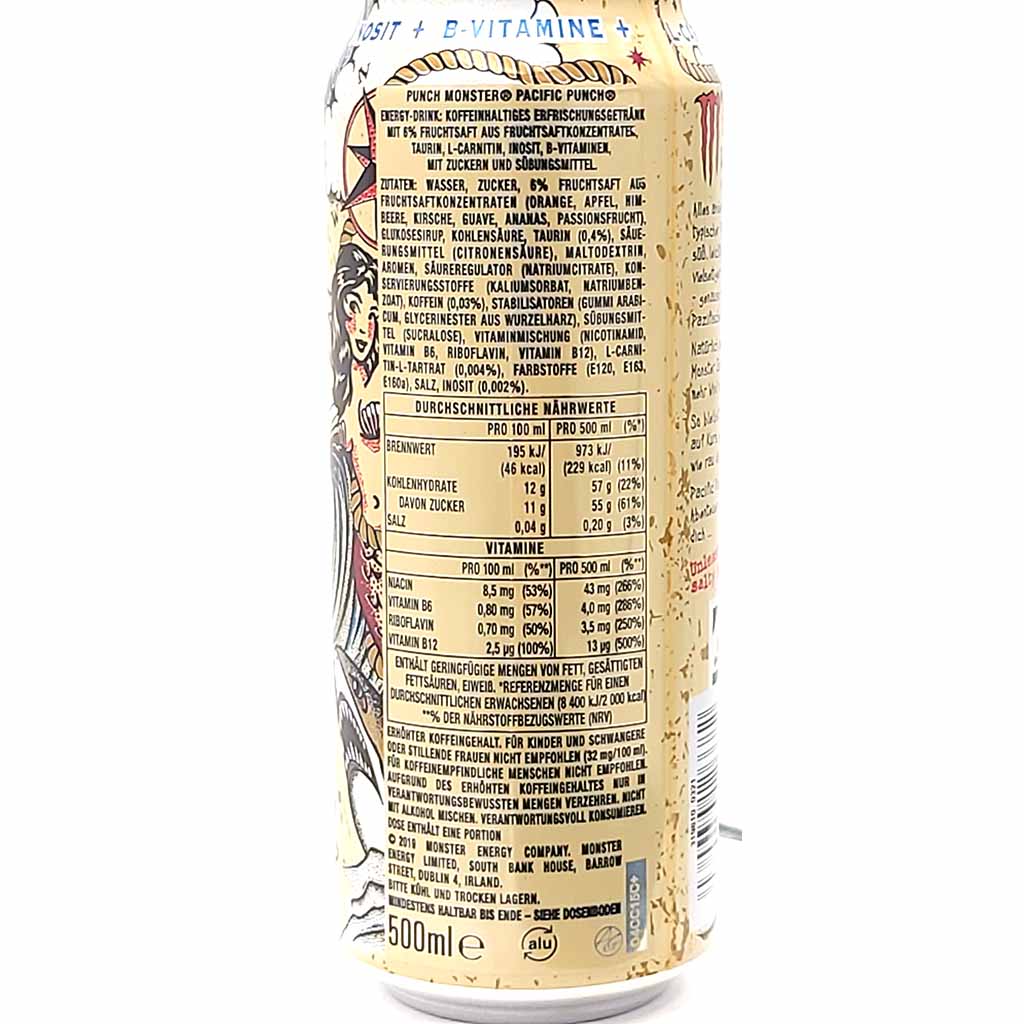 12x Monster Punch Pacific DOSE á 500ml=6L MHD:30.5.26