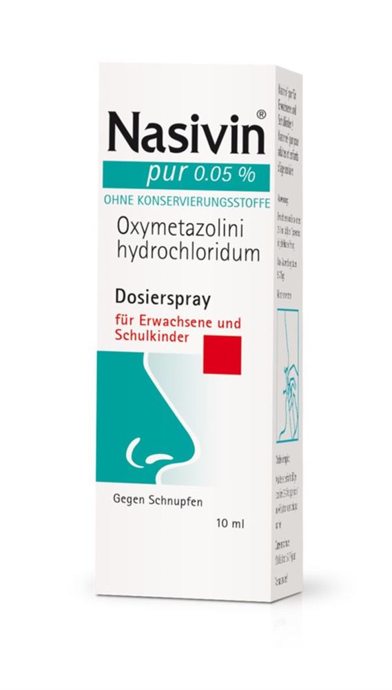 NASIVINE Pur Dosierspray 0.05 % Nasenspr 10 ml