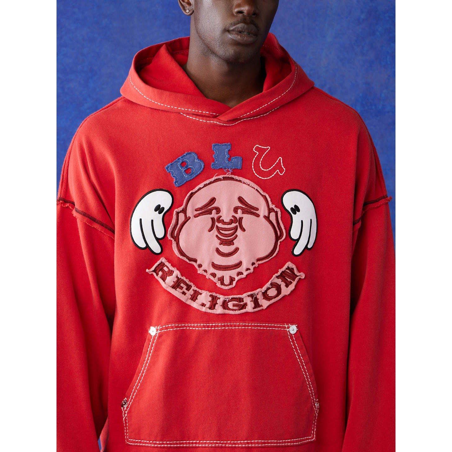 True Religion TR x Blu Hoodie Mens