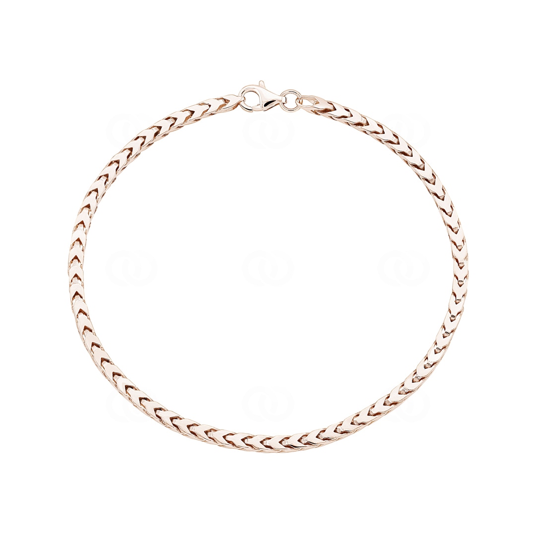 3mm Armband 750/18 K Roségold