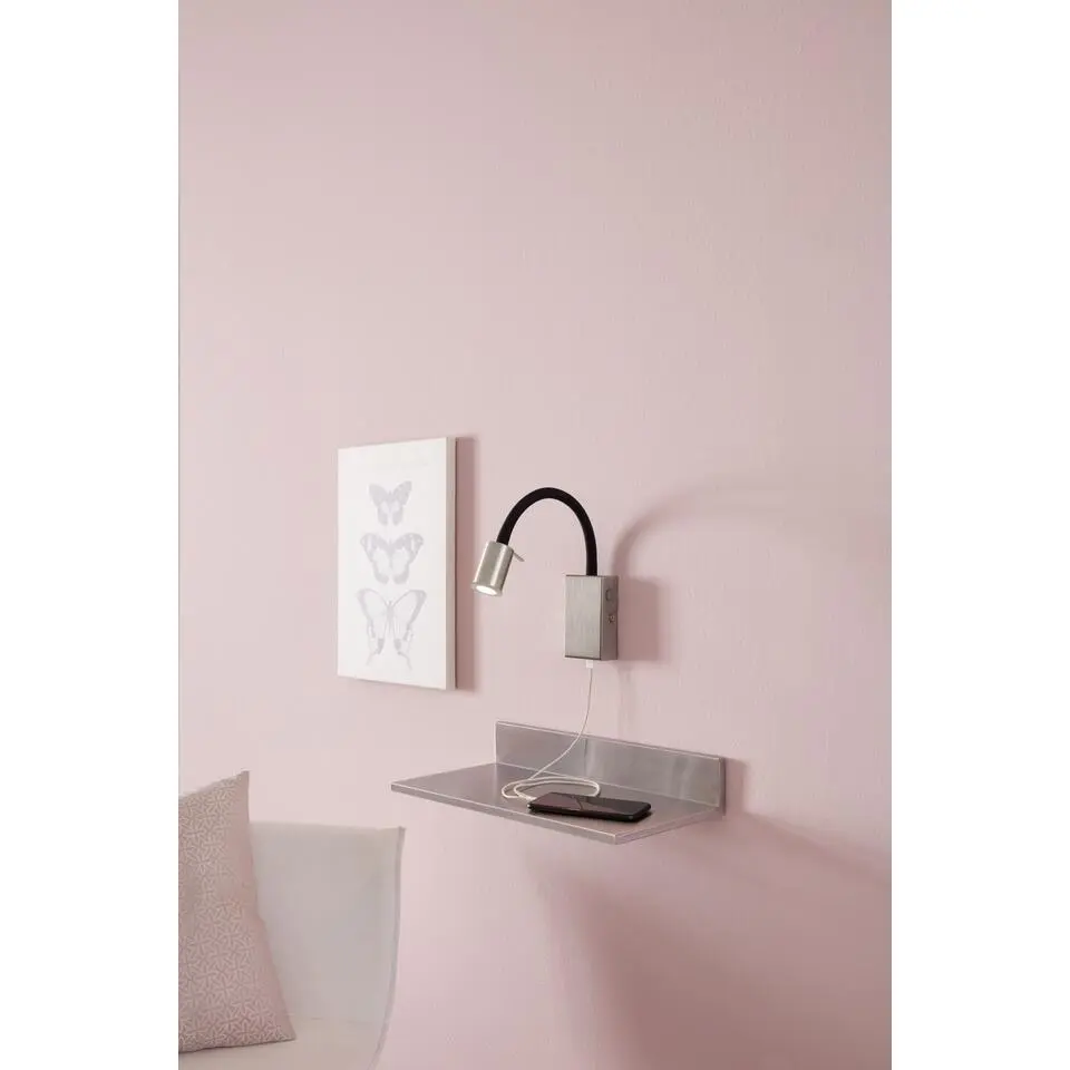 EGLOTazzoliWandlamp-LED-450lm-Nikkel-mat