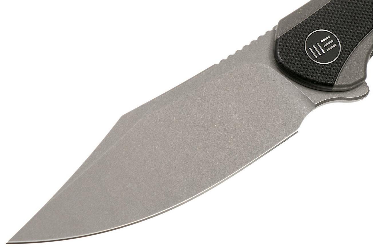 WE Knife Snick WE19022F-1 Stonewashed, Black G10 zakmes