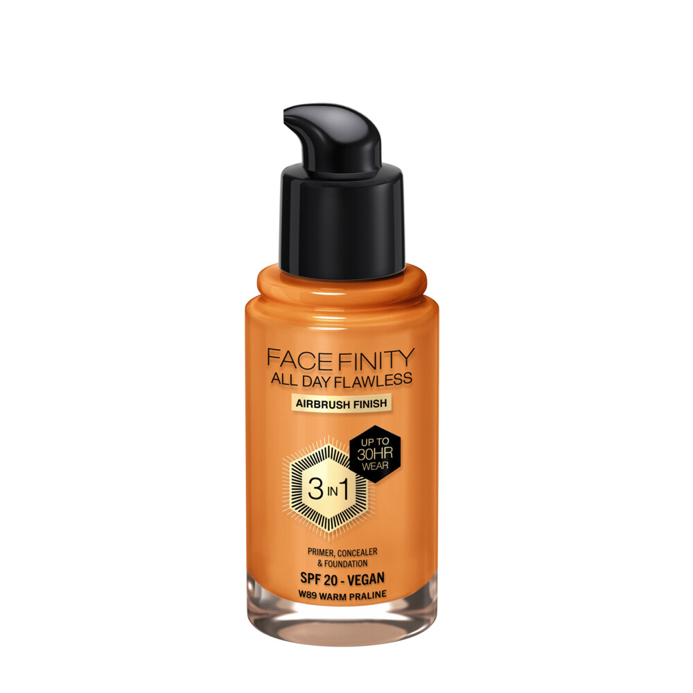 Max Factor Facefinity All Day Flawless Foundation W89 Warm Praline34 ml