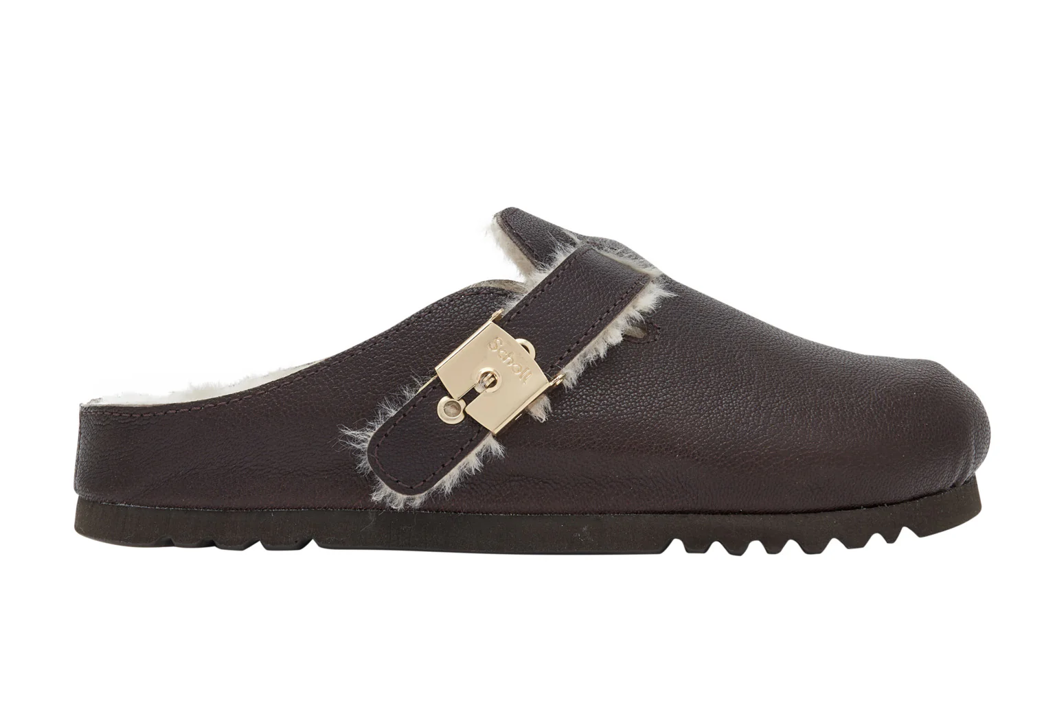Scholl  Grace Leather clogs - brun
