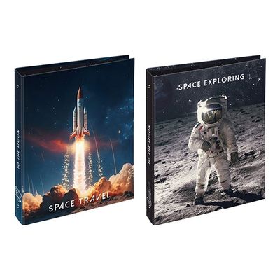 Viquel Space Conquest - Classeur à anneaux - largeur de dos : 50 mm - pour A4 (210 x 297 mm) - capacité : 250 feuilles - disponible en différents thèmes/designs - disponible en différents coloris
